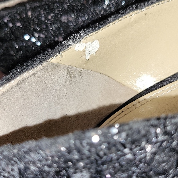 Enzo Angiolini Black Sparkly Heels - Picture 6 of 10